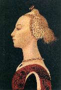 UCCELLO, Paolo Portrait of a Lady at oil on canvas